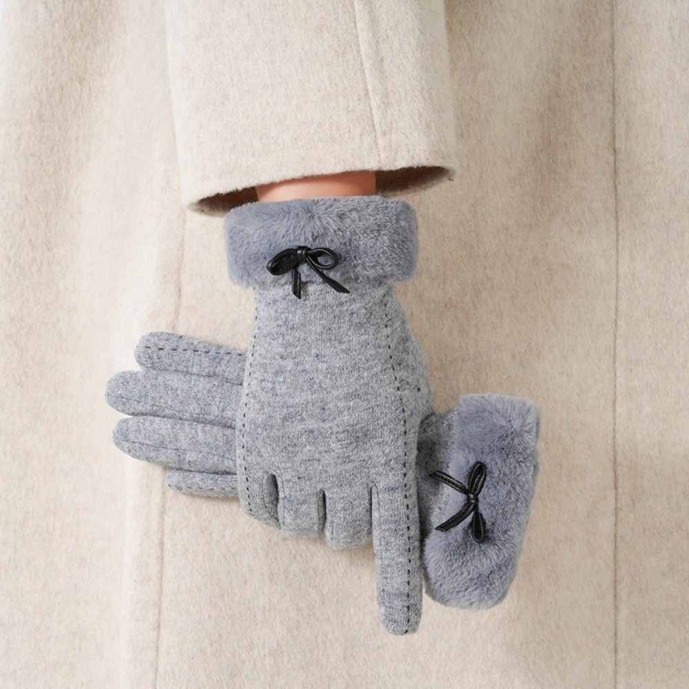 ウール風の裏起毛手袋、厚手のデザイン、防風、タッチスクリーン - Wool Glove Lined のレビューと価格