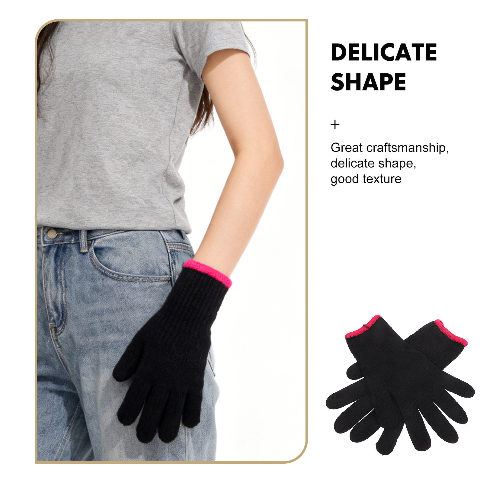 ヘアスタイリング用耐熱手袋6枚セット。伸縮性があり、高温に強 - Heat Resistant Glove のレビューと価格
