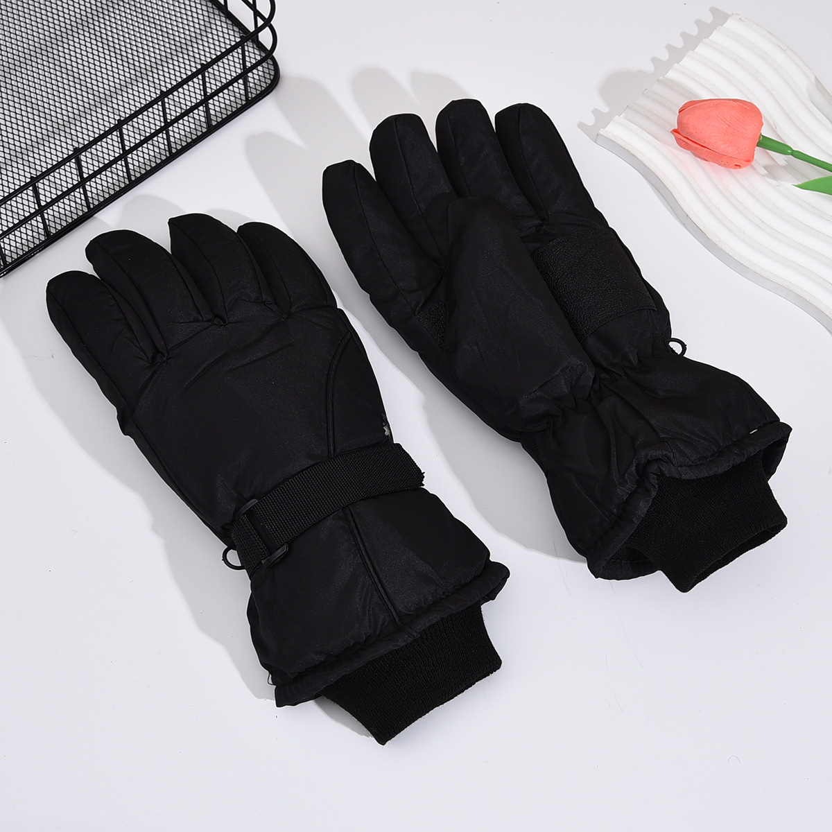 ファッション防風スキーグローブ、滑り止め防水ウィンターグロー - Ski Glove Waterproof のレビューと価格